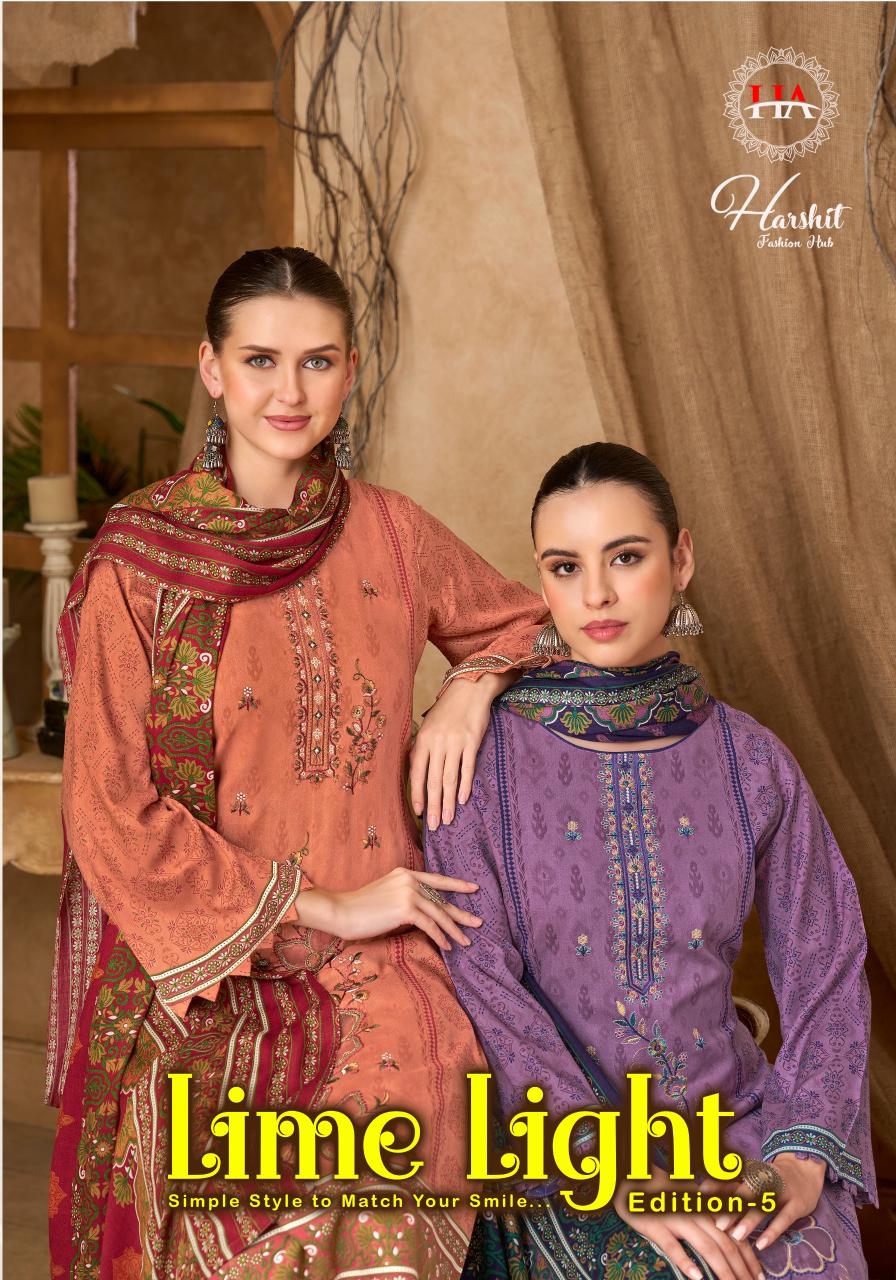 Alok Lime Light vol 5 catalog surat tex dress material