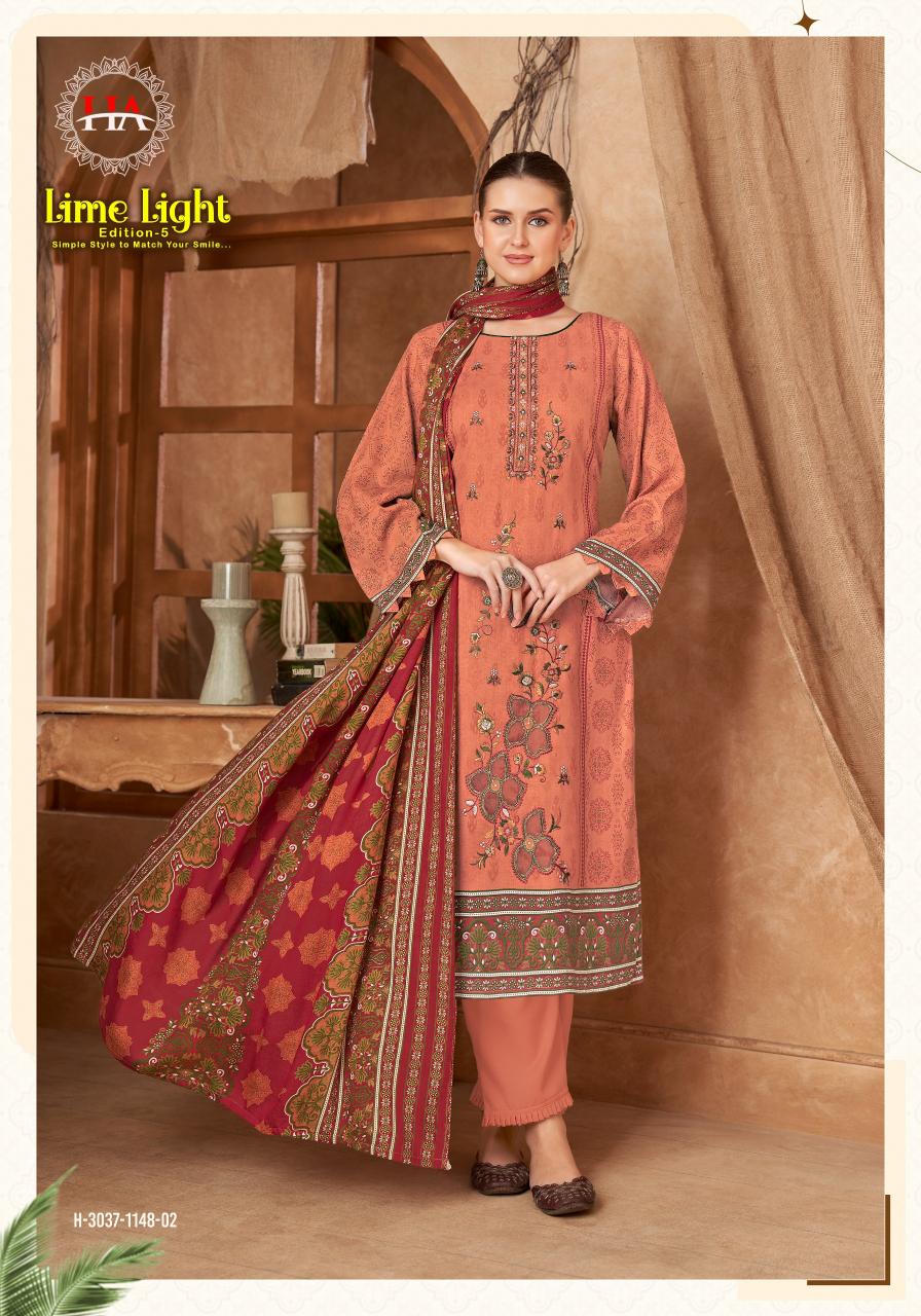 Alok Lime Light vol 5 catalog surat tex dress material