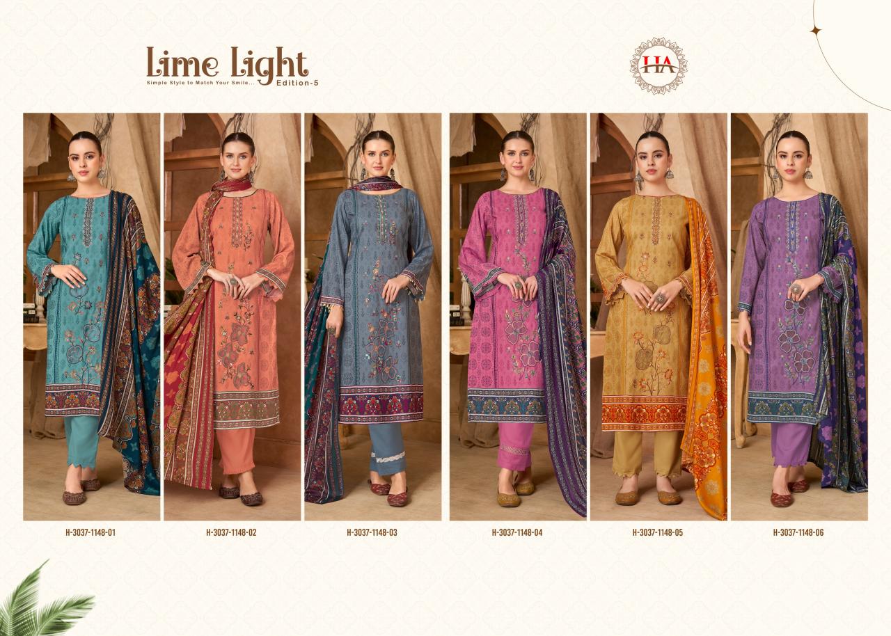 Alok Lime Light vol 5 catalog surat tex dress material
