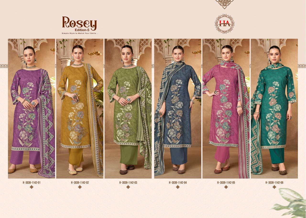 Alok Rosey vol 5 catalog cotton dress materials online shopping surat