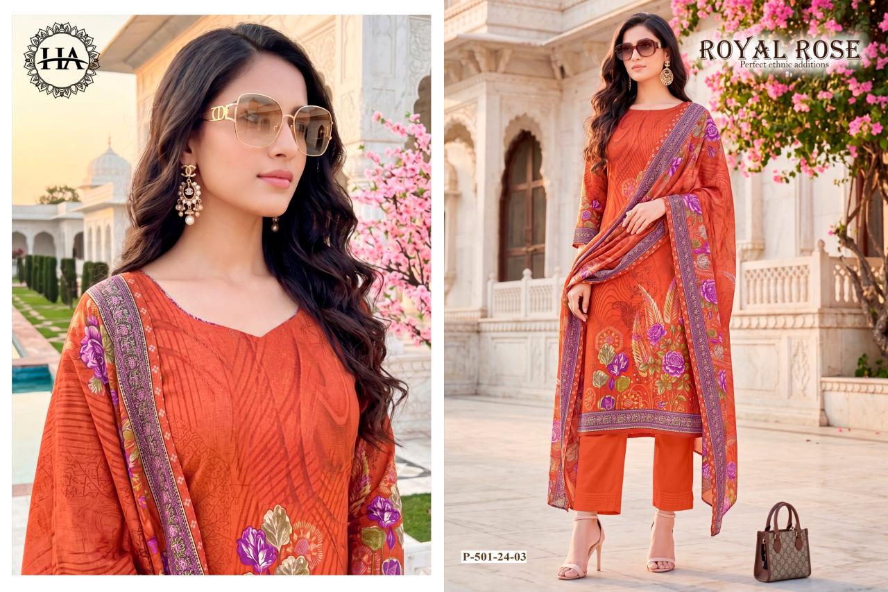Alok Royal Rose catalog best manufacturer of designer dress material in surat website