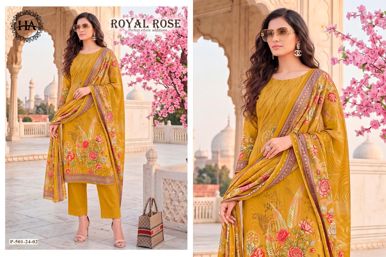Alok Royal Rose catalog best manufacturer of designer dress material in surat website