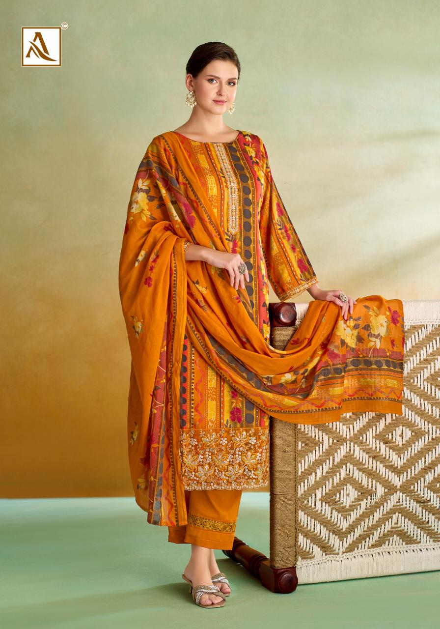 Alok Sitara Night catalog surat dress material shop