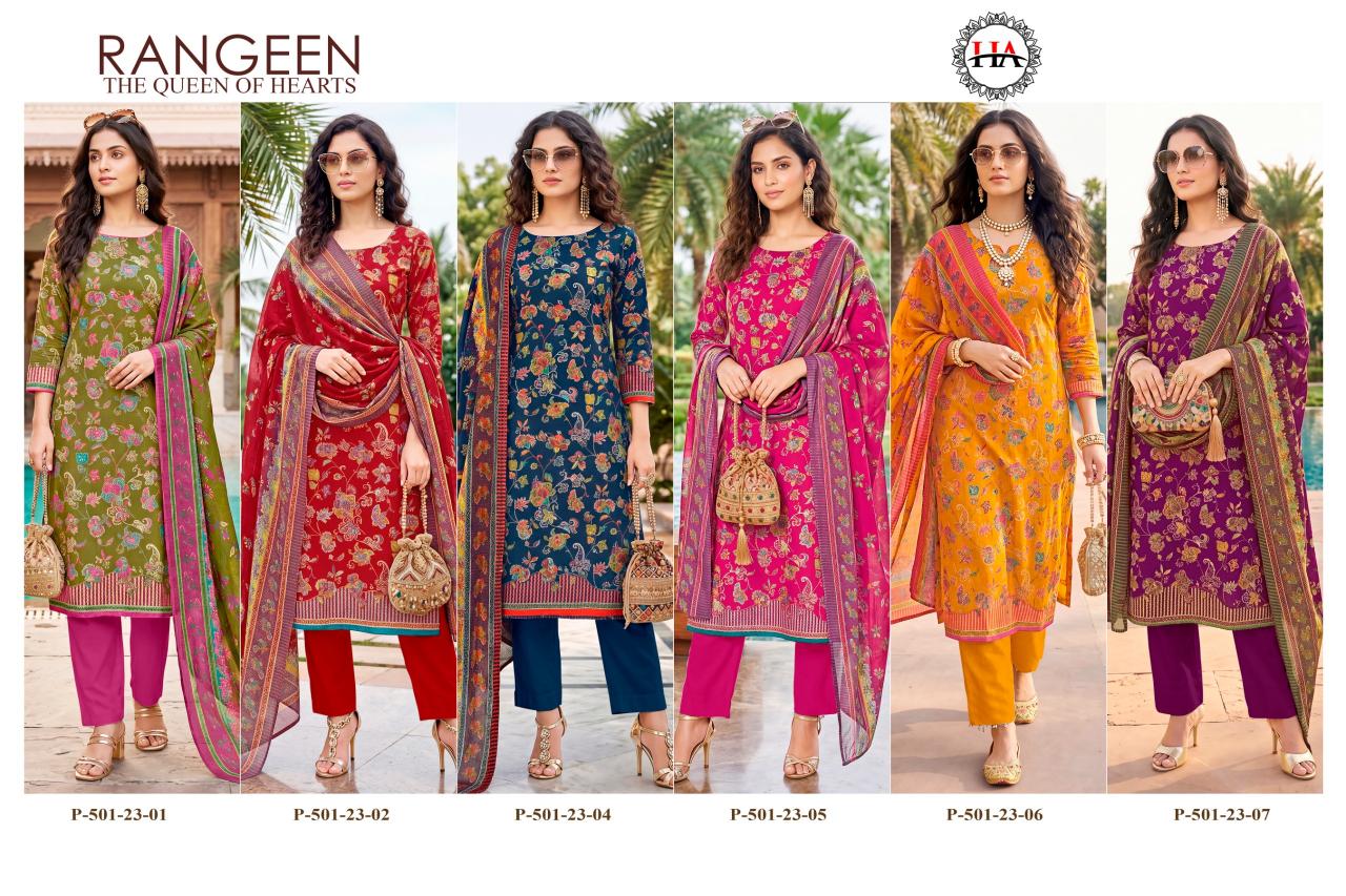 Alok Suit RANGEEN Wholesale designer salwar kameez