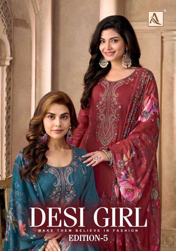 Alok Suits Desi Girl Vol-5 designer salwar Kameez wholesale