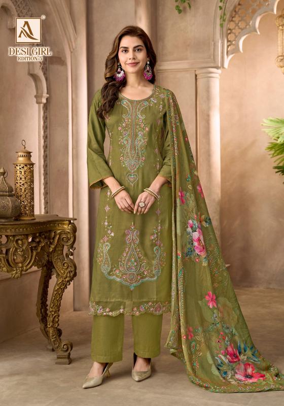 Alok Suits Desi Girl Vol-5 designer salwar Kameez wholesale
