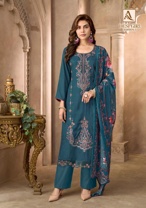 Alok Suits Desi Girl Vol-5 designer salwar Kameez wholesale