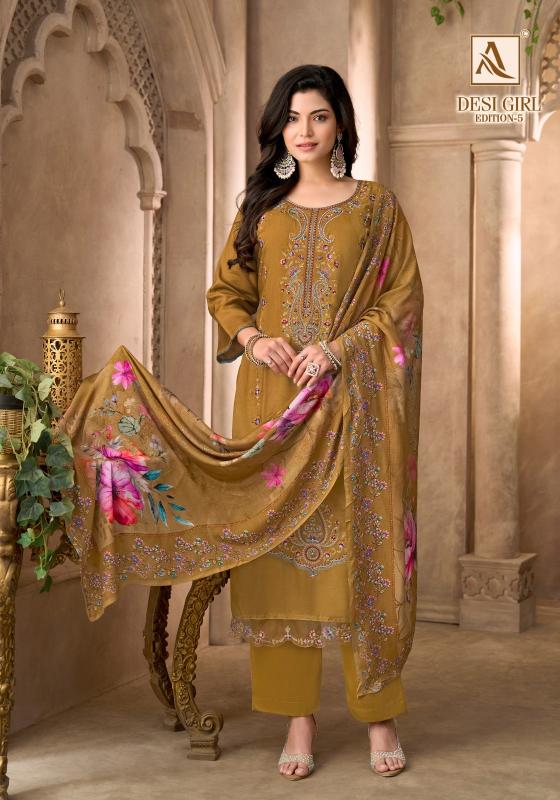 Alok Suits Desi Girl Vol-5 designer salwar Kameez wholesale