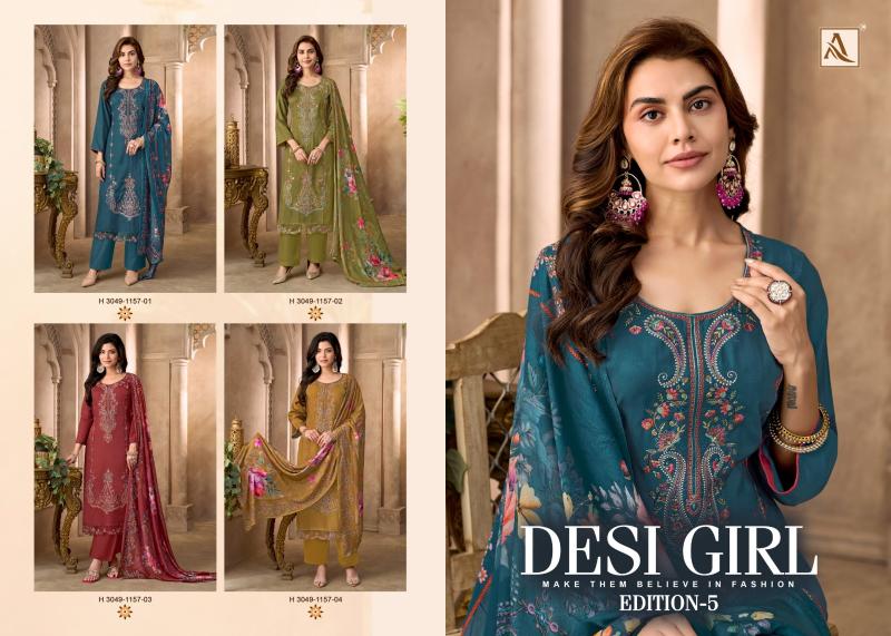Alok Suits Desi Girl Vol-5 designer salwar Kameez wholesale