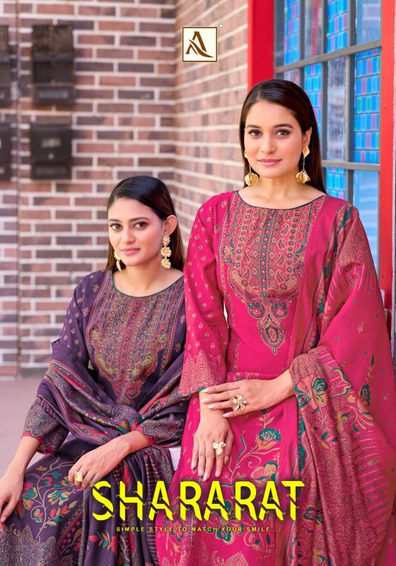 Alok Suits Shararat Printed salwar suits wholesale