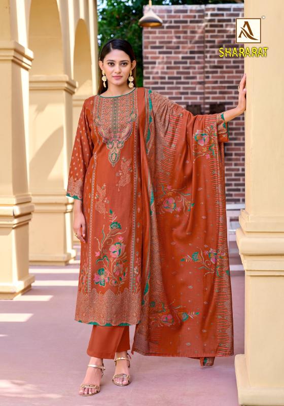 Alok Suits Shararat Printed salwar suits wholesale