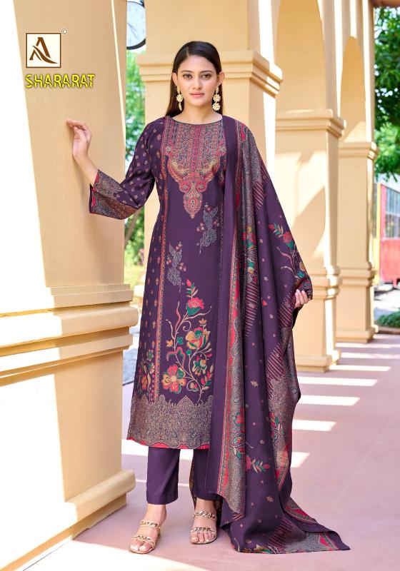 Alok Suits Shararat Printed salwar suits wholesale