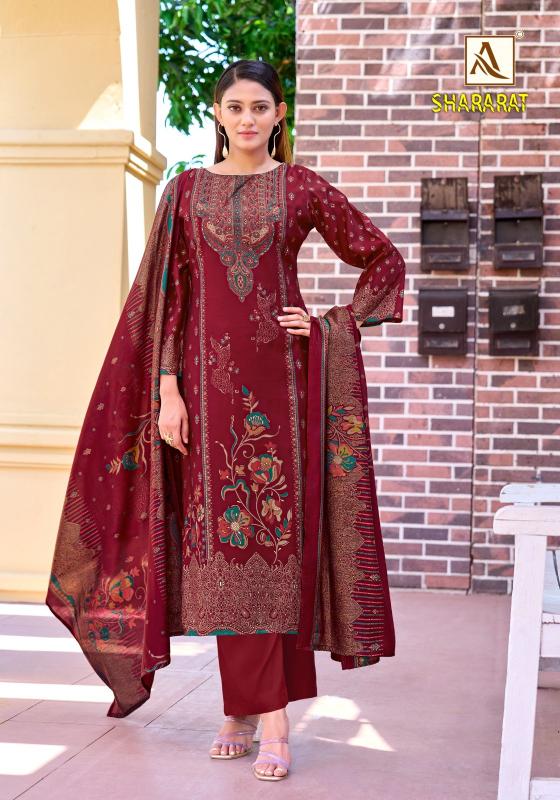 Alok Suits Shararat Printed salwar suits wholesale