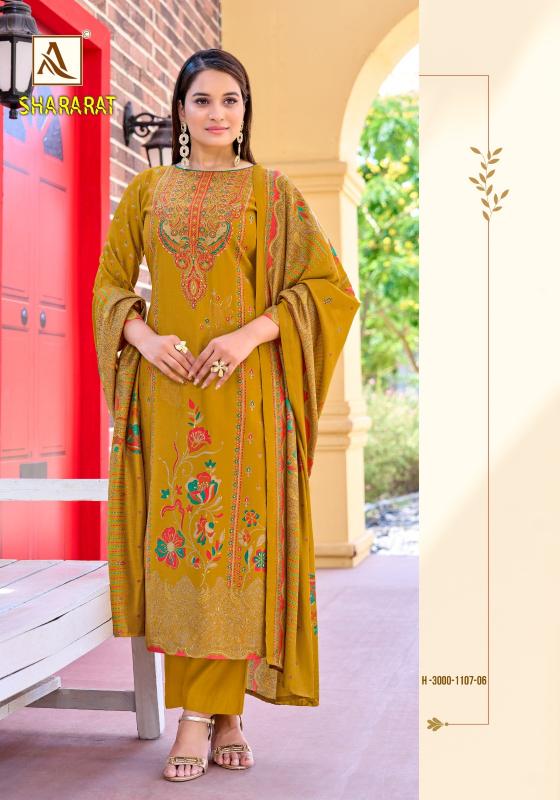 Alok Suits Shararat Printed salwar suits wholesale