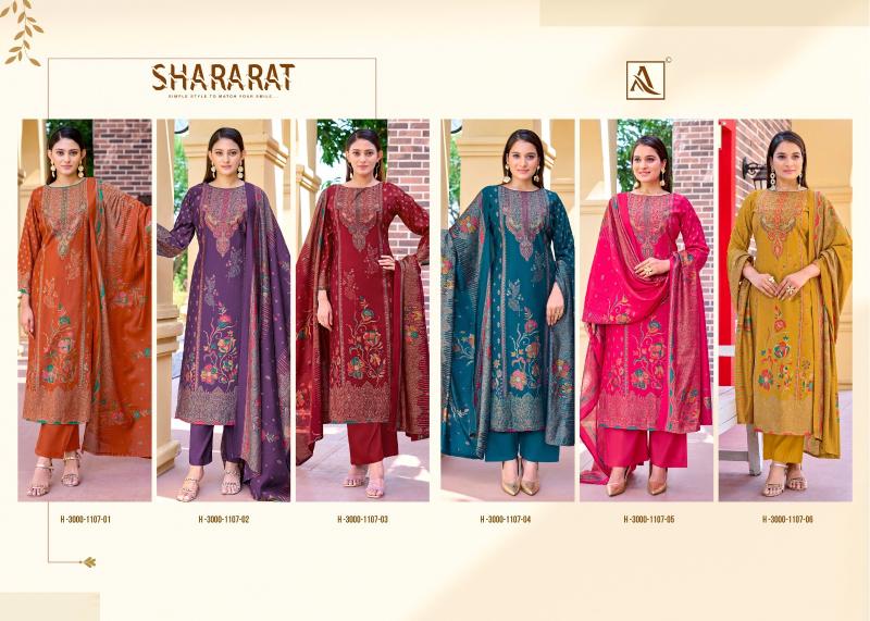 Alok Suits Shararat Printed salwar suits wholesale