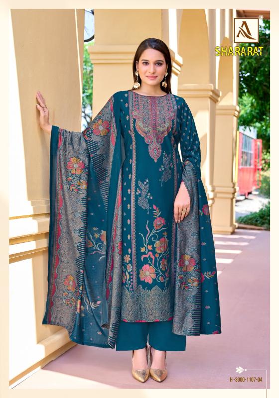 Alok Suits Shararat Printed salwar suits wholesale