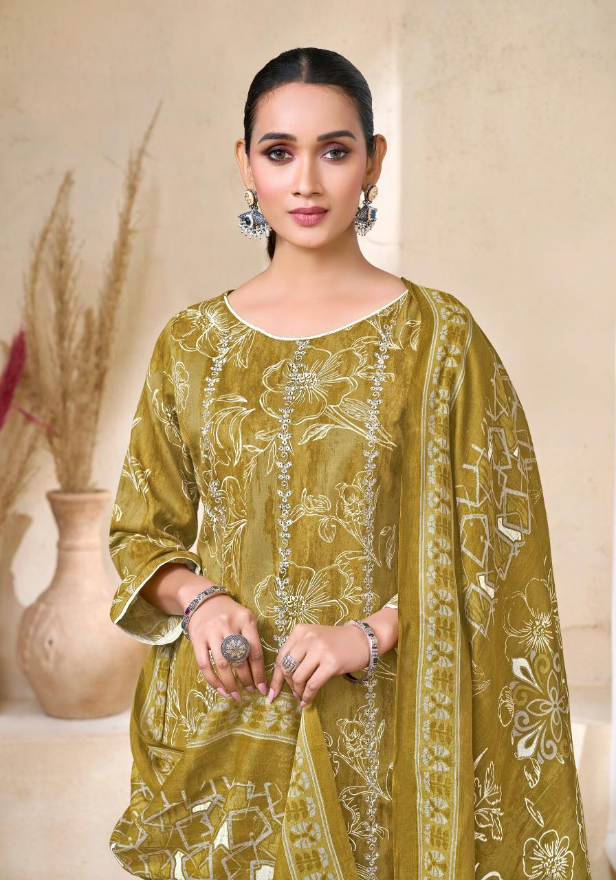 Alok Talib Aziz catalog cotton dress material manufacturers in surat