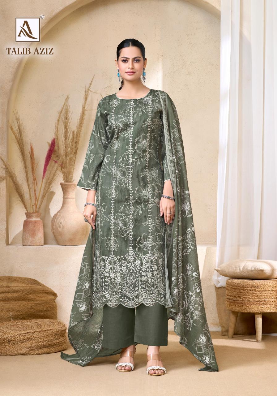 Alok Talib Aziz catalog cotton dress material manufacturers in surat