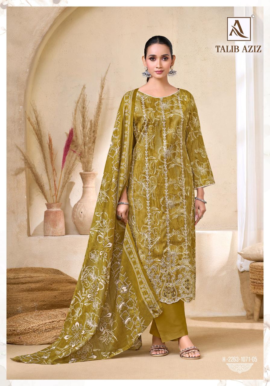 Alok Talib Aziz catalog cotton dress material manufacturers in surat