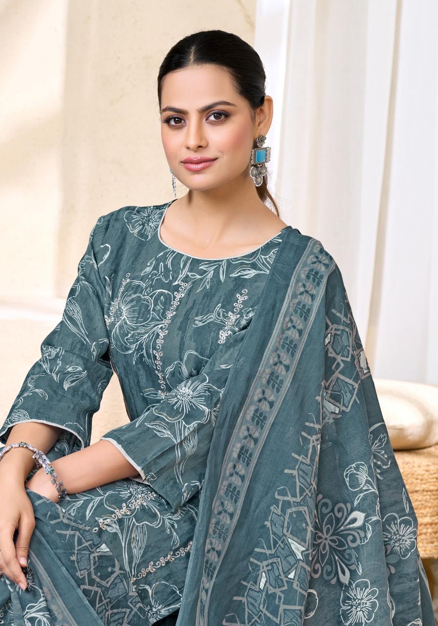 Alok Talib Aziz catalog cotton dress material manufacturers in surat