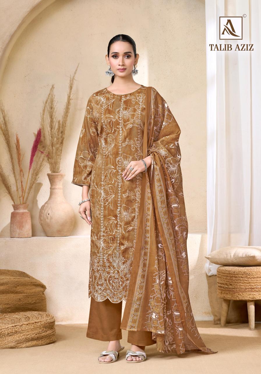 Alok Talib Aziz catalog cotton dress material manufacturers in surat