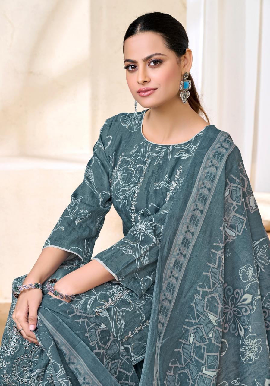 Alok Talib Aziz catalog cotton dress material manufacturers in surat