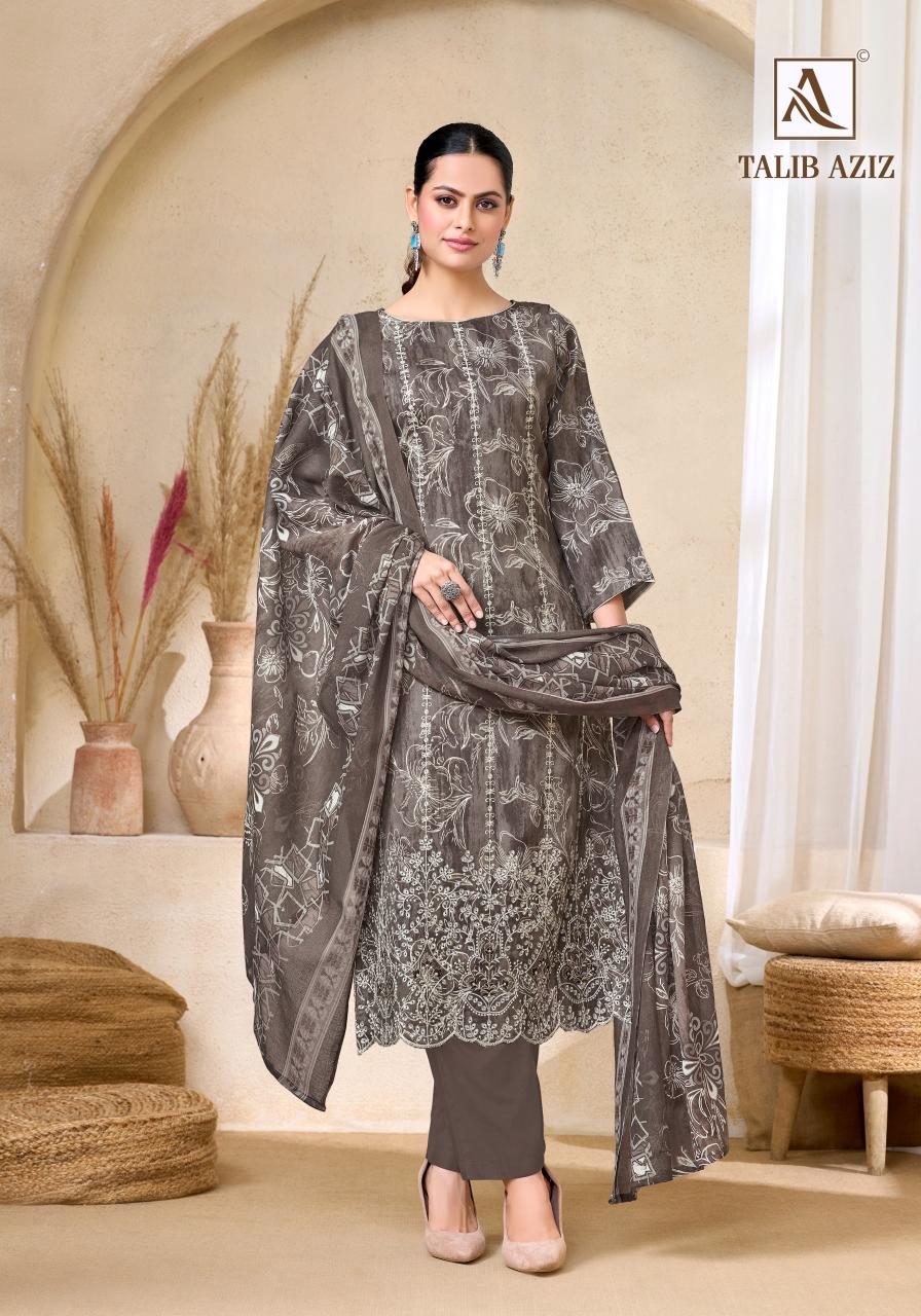 Alok Talib Aziz catalog cotton dress material manufacturers in surat
