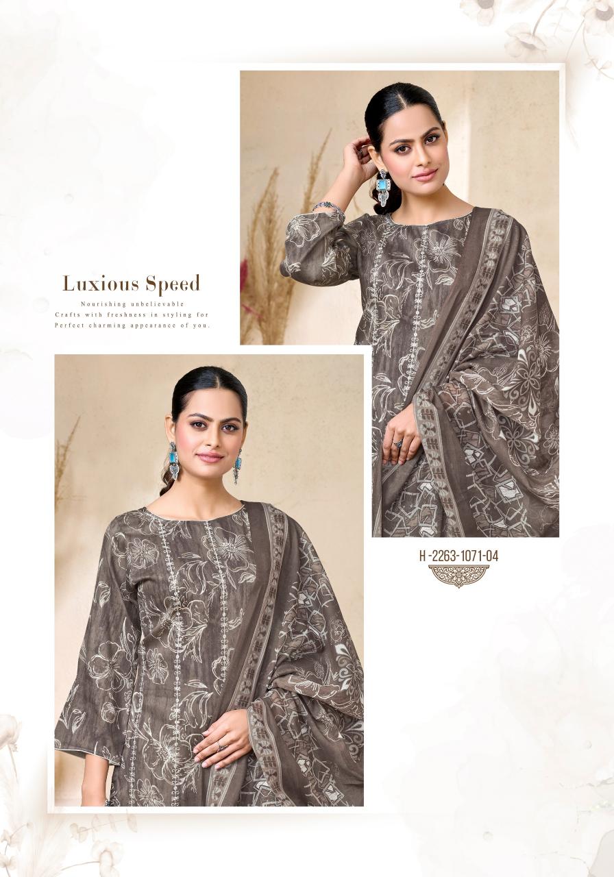 Alok Talib Aziz catalog cotton dress material manufacturers in surat