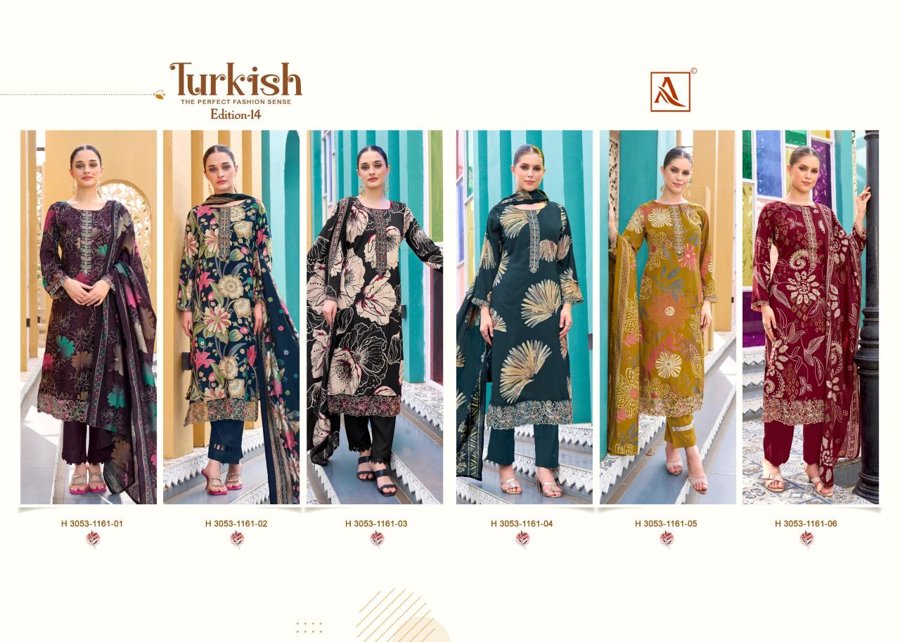 Alok Turkish vol 14 catalog dress material manufacturar in surat