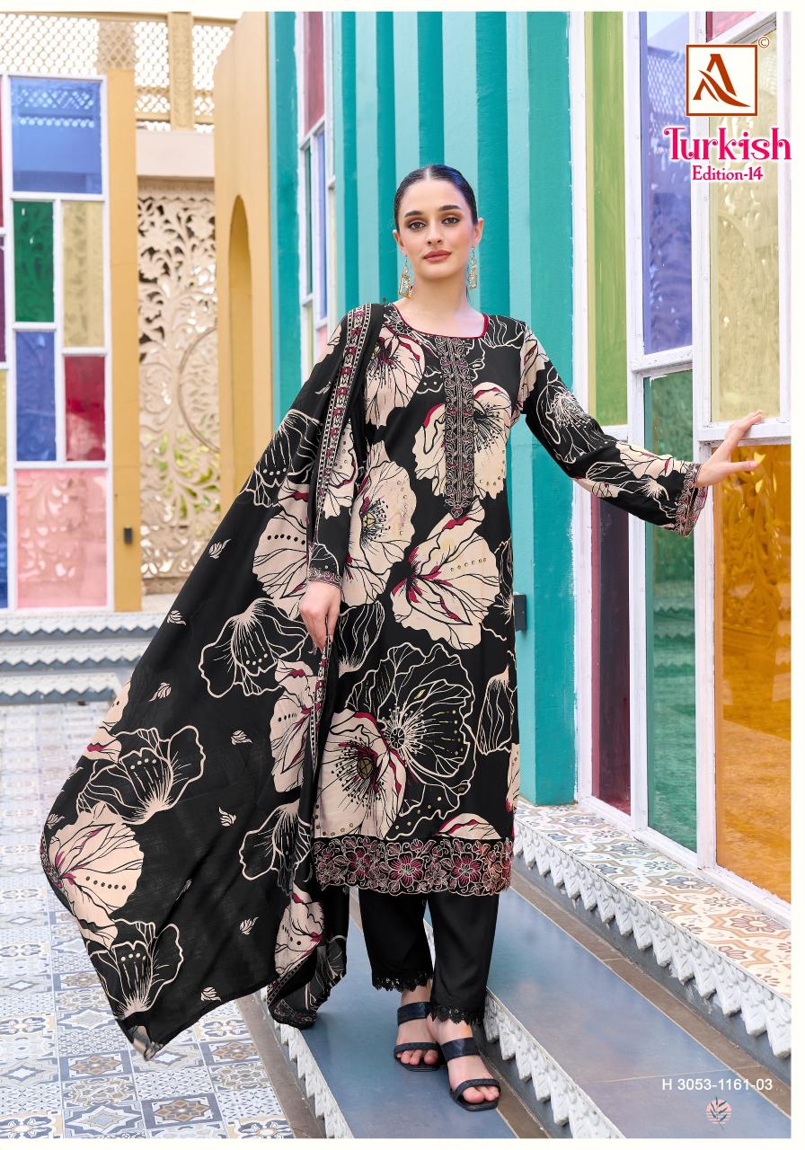 Alok Turkish vol 14 catalog dress material manufacturar in surat
