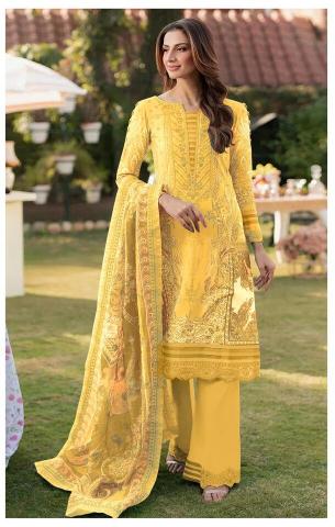 Alzohaib Az Aziza Vol 2 catalog Cotton Dupatta wholesale pakistani suits in delhi
