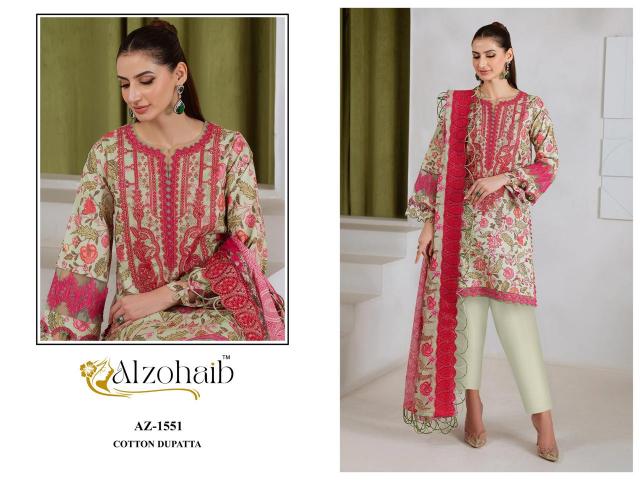 Alzohiab Zoya Vol-1 – Pakistani Readymade Kurti Pant With Dupatta - Wholesale Catalog
