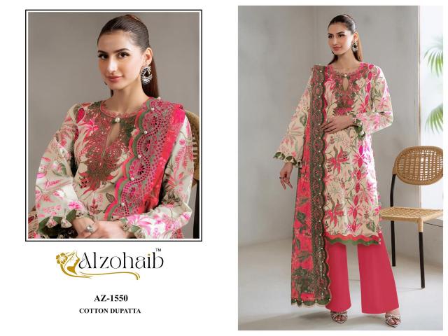 Alzohiab Zoya Vol-1 – Pakistani Readymade Kurti Pant With Dupatta - Wholesale Catalog