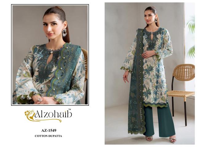 Alzohiab Zoya Vol-1 – Pakistani Readymade Kurti Pant With Dupatta - Wholesale Catalog
