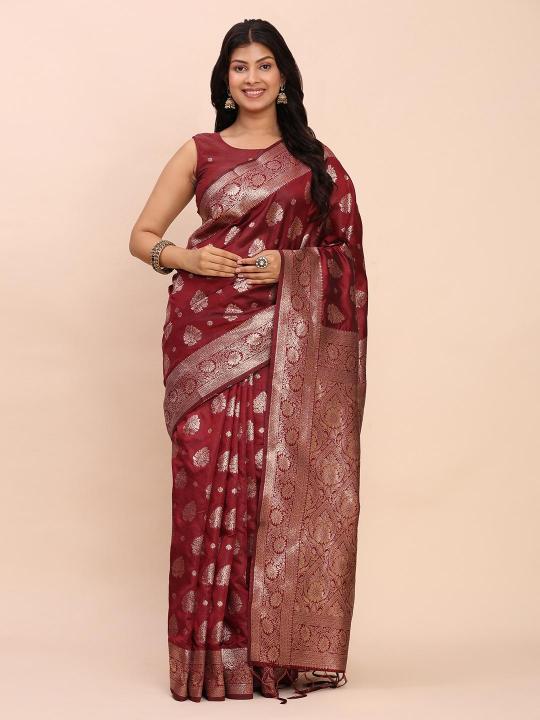 BANARSHI by shree shyam fashion fancy designer Banarasi silk fabric saree wholesale with Fancy latkan