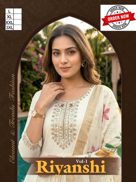 Beauty Riyanshi vol 1 catalog Umbrella style kurtis