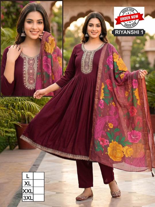 Beauty Riyanshi vol 1 catalog Umbrella style kurtis