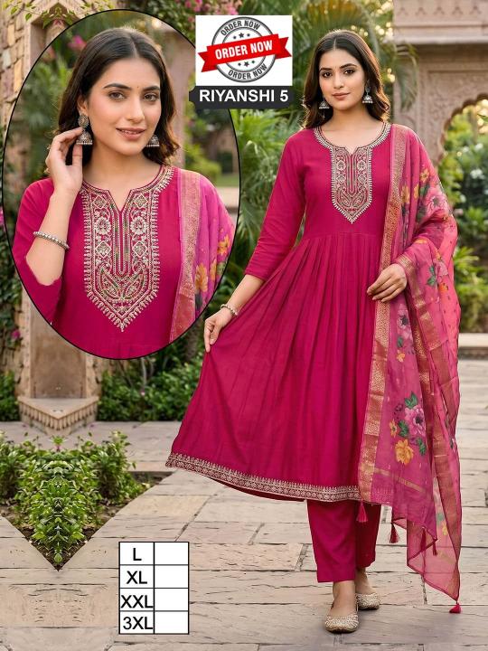 Beauty Riyanshi vol 1 catalog Umbrella style kurtis