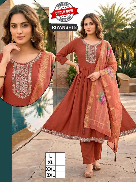 Beauty Riyanshi vol 1 catalog Umbrella style kurtis