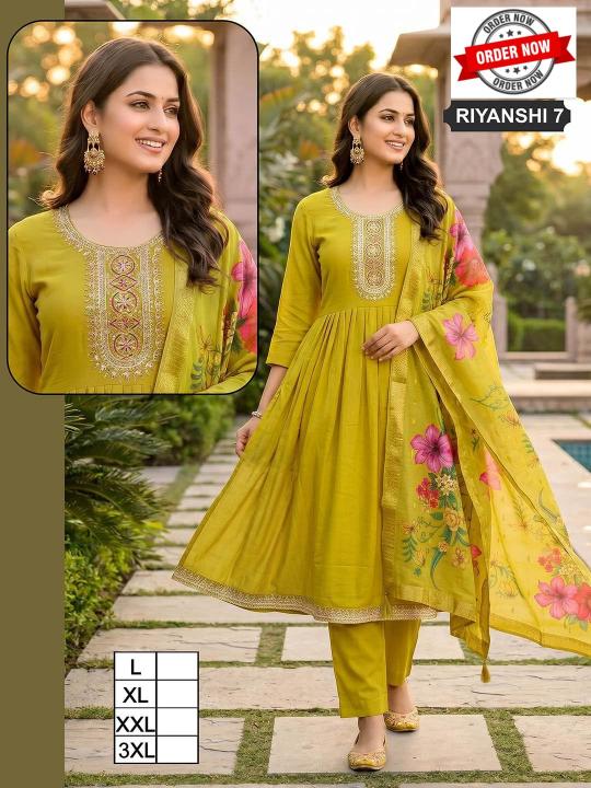 Beauty Riyanshi vol 1 catalog Umbrella style kurtis