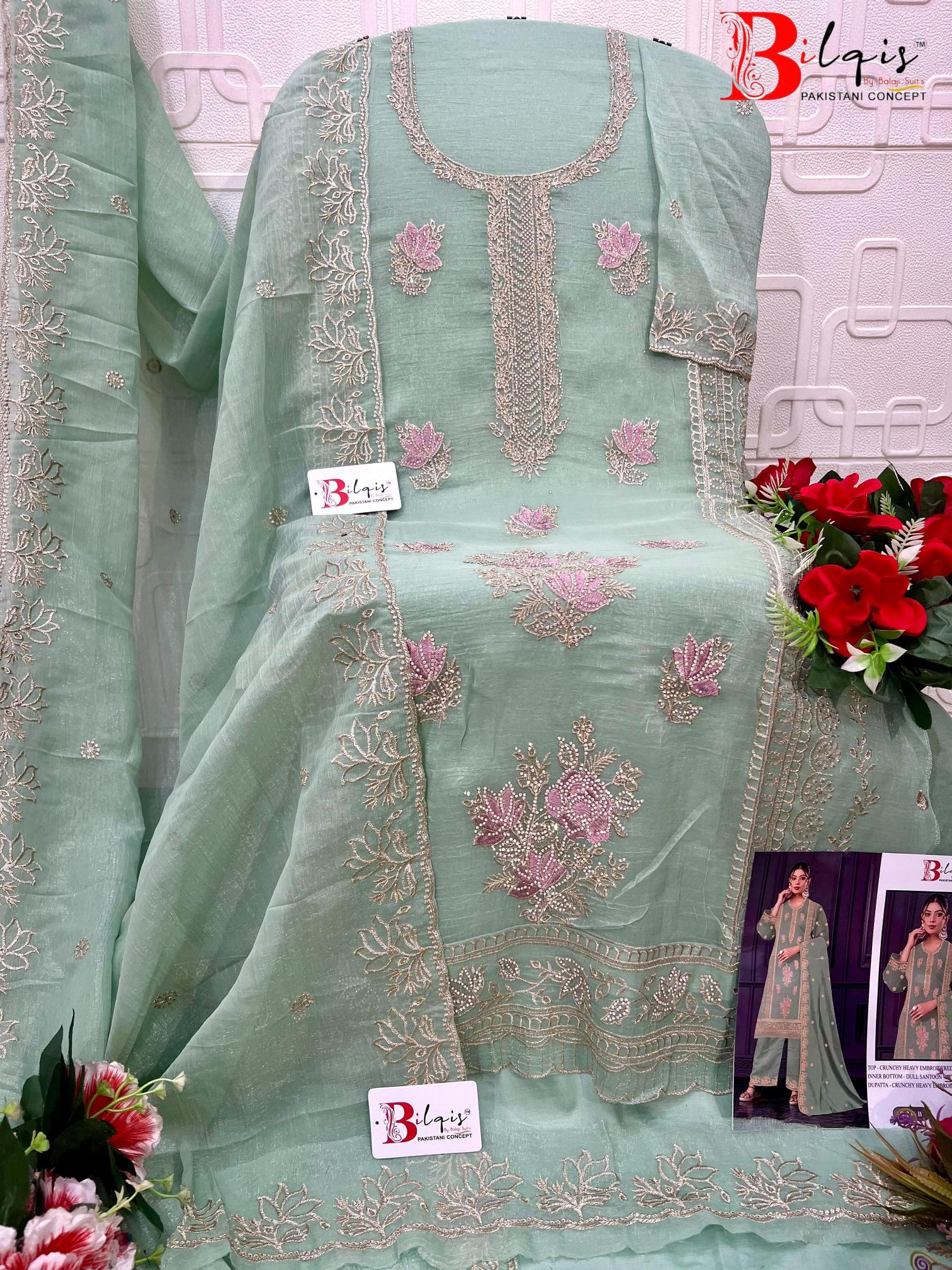 Bilqis B 236 catalog pakistani suits wholesalers in surat