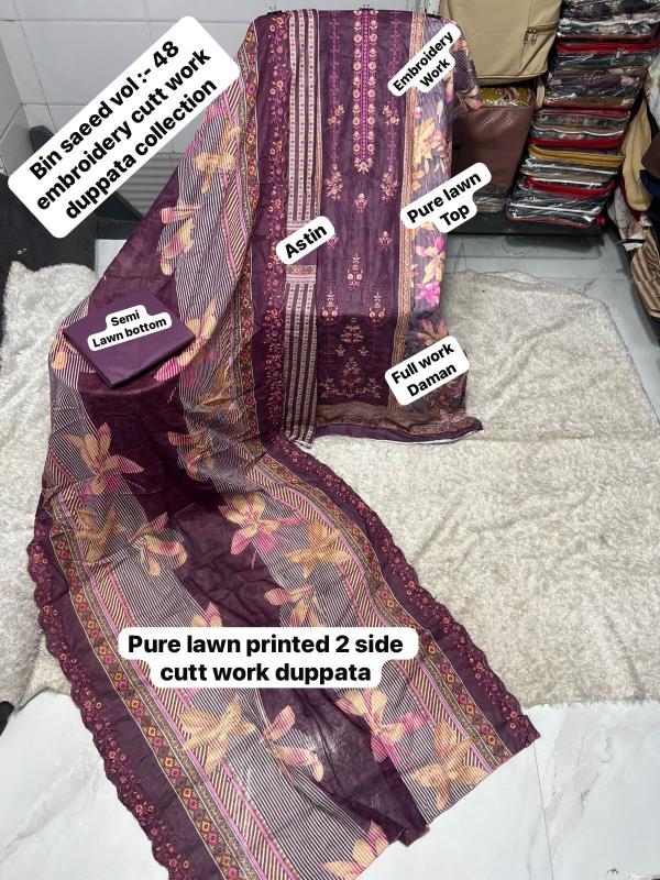 Bin Saeed Vol-48 – Pakistani Dress Material - Wholesale Catalog