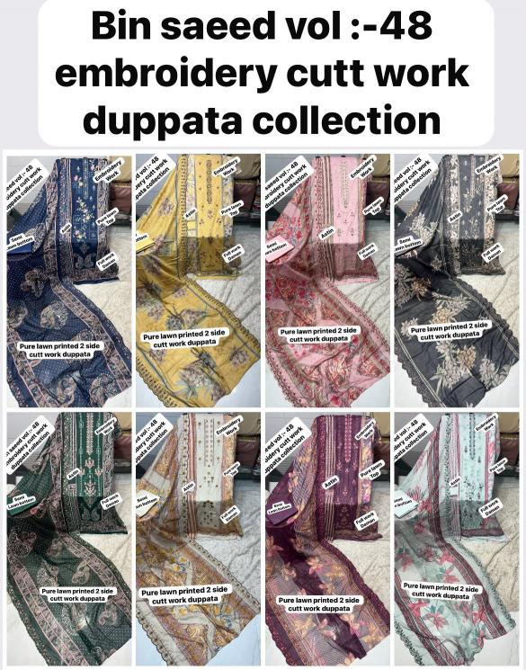 Bin Saeed Vol-48 – Pakistani Dress Material - Wholesale Catalog