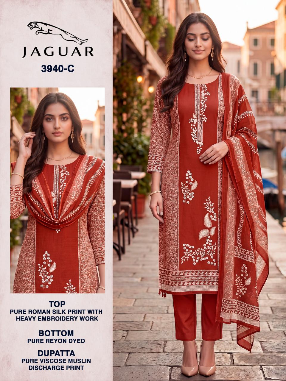 Bipson Jaguar 3940 catalog wholesale salwar kameez alveera