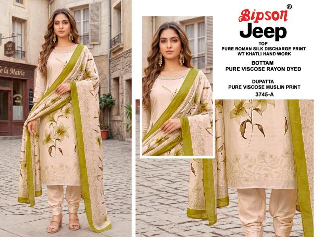 Bipson Jeep Wranglar 3745 Catalog churidar salwar kameez wholesale market