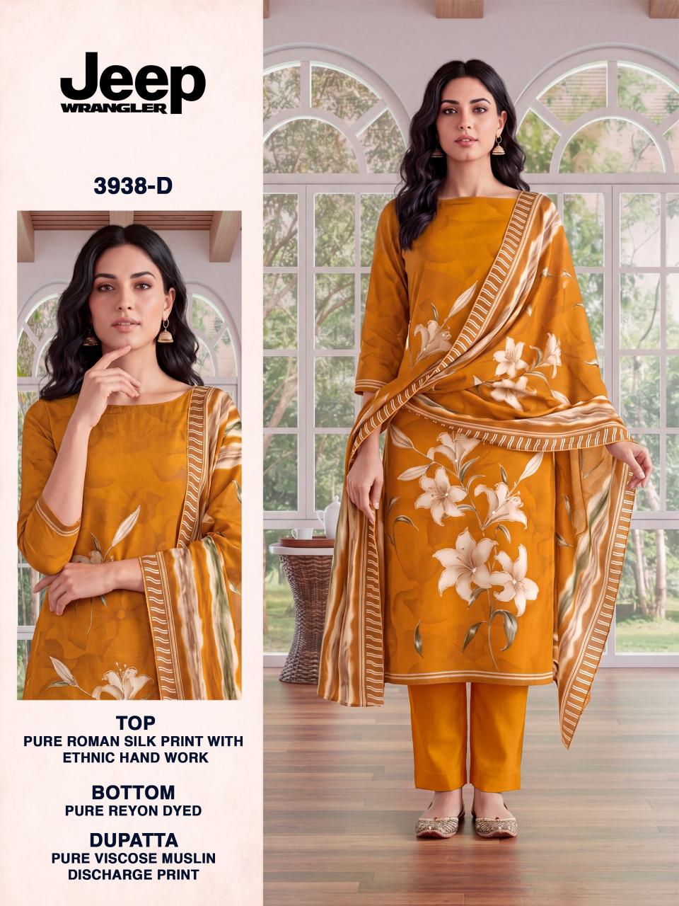 BIPSON PRINTS JEEP WRANGLAR - 3938 Bulk salwar kameez suppliers in Kolkata