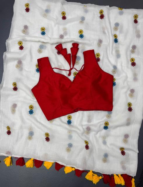 Blousewala presenting  Mal With Work Wholesale saree shops in Kolkata