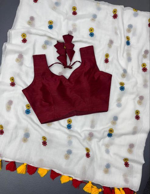 Blousewala presenting  Mal With Work Wholesale saree shops in Kolkata