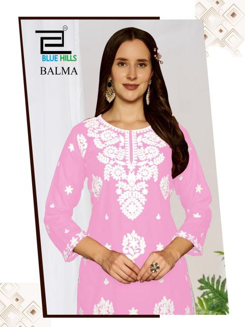 Blue Hills Balma catalog kurti with plazo set wholesale rate