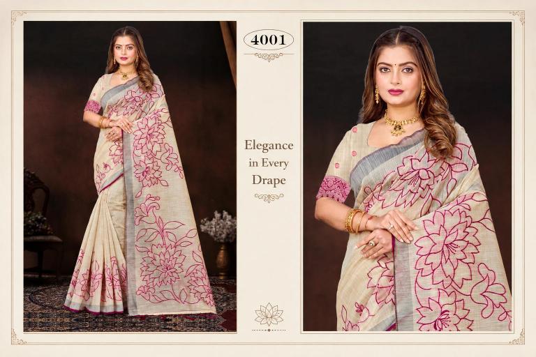 Bunawat - Aarika Cotton-2 Sangam Prints Cotton Woven Work Traditional Saree